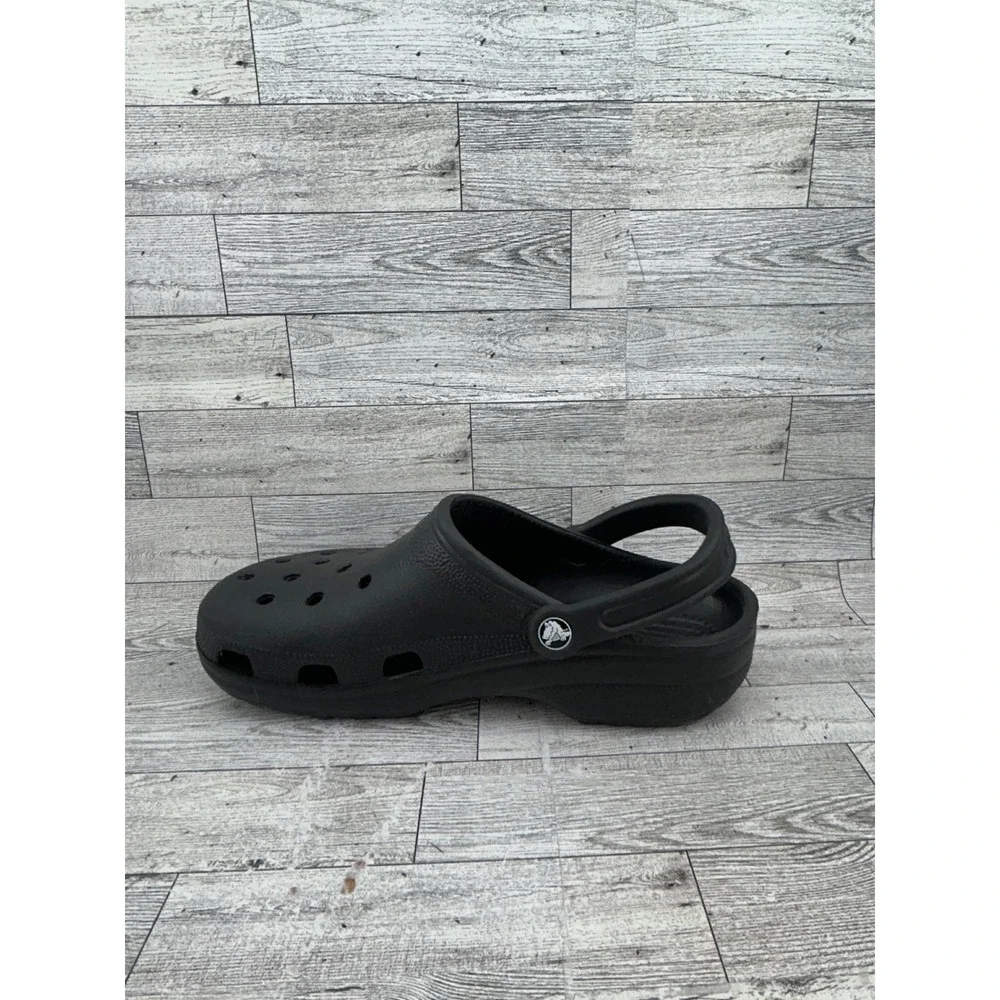 Crocs Classic‎ Clogs Black Mens 10-11 Womens 12-14 XL Slip On Comfort Shoes